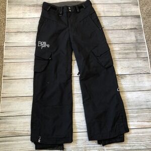 BonFire Snowboarding Evolution XS Extra Small Black Fusion Ski Pants‎ Cargo Snow